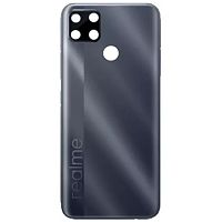 Задня кришка Realme C25, C25s (сіра оригінал Китай зі склом камери)