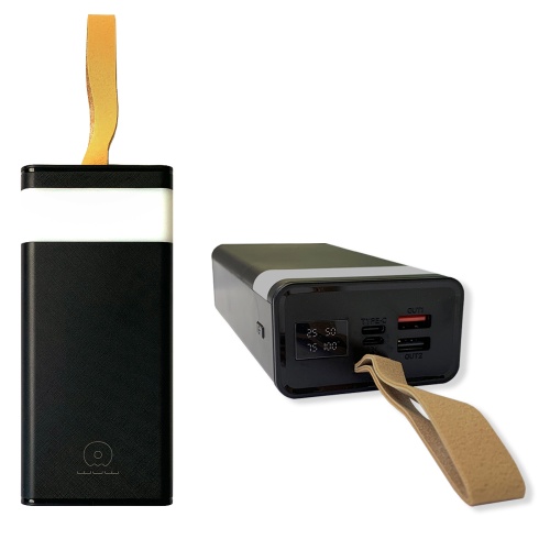 Power Bank Павербанк WUW Y108 5V 2.1A 30000 mAh Чорний фото 4