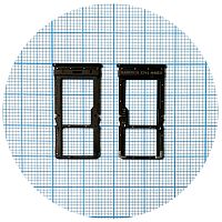 Тримач SIM карти Xiaomi Poco X3, X3 Pro, X3 NFC (синій 2 SIM (1 SIM + Micro SD))