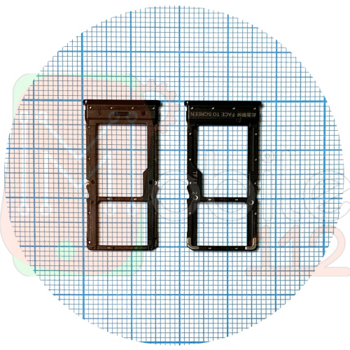 Тримач SIM карти Xiaomi Poco X3, X3 Pro, X3 NFC (синій 2 SIM (1 SIM + Micro SD))
