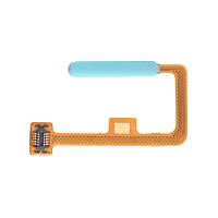 Шлейф Xiaomi Mi 11 Lite 5G с кнопкой включения и сканером отпечатка пальца (зеленый оригинал Китай)