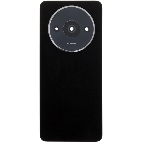 Задня кришка Xiaomi Redmi A3 (чорна зі склом камери)