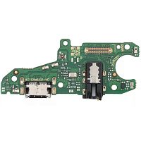 Шлейф Huawei Honor X7 CMA-LX1, X8 TFY-LX1, X9 с разъемами зарядки, наушников и микрофоном - нижняя плата (AAA)