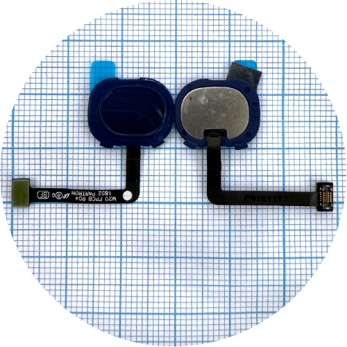 Шлейф Samsung Galaxy M20 2019 M205F зі сканером відбитка пальця ()