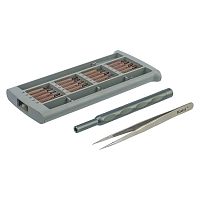 Набір інструментів Kaisi K-3022B із високоміцної сталі S2 (ручка, 20 біт, пінцет)