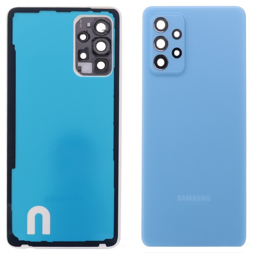 Задняя крышка Samsung Galaxy A72 A725F, A72 5G A726B (синяя оригинал Китай со стеклом камеры) Задняя крышка Samsung Galaxy A72 A725F, A72 5G A726B (синяя оригинал Китай со стеклом камеры)