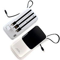 Power Bank Павербанк Wekome Gonen Series 4-in-1 WP-275 10000mah Білий