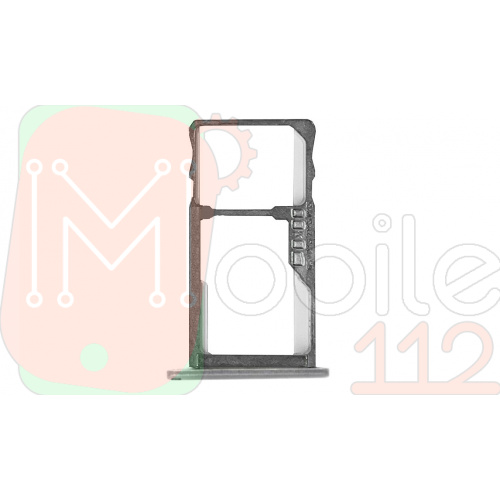 Тримач Sim карти Meizu M2, M2 mini M578 (сірий 2 Sim (1 Sim + Micro SD))