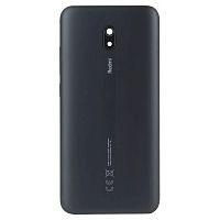 Задняя крышка Xiaomi Redmi 8A M1908C3KG (черная со стеклом камеры)