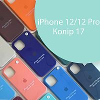 Чохол Silicone case для IPhone 12/12 Pro (зелений №17)