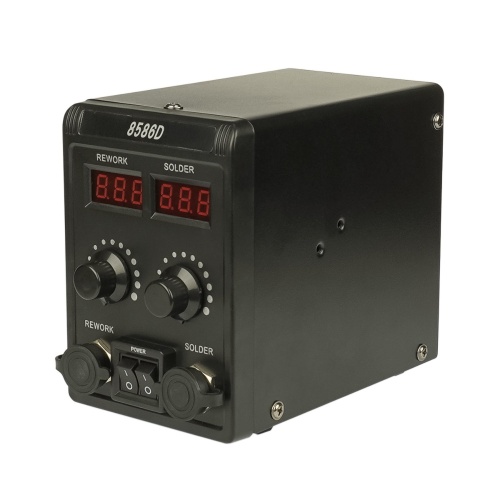 Паяльная станция Aida 8586D, фен с датчиком наклона (700W), паяльник с термоэлементом Hakko (60W), цифровая индикация фото 5 Паяльная станция Aida 8586D, фен с датчиком наклона (700W), паяльник с термоэлементом Hakko (60W), цифровая индикация фото 5