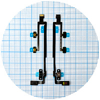 Шлейф Apple iPad 10.2 2021 з кнопками гучності та ввімкнення (оригінал Китай)