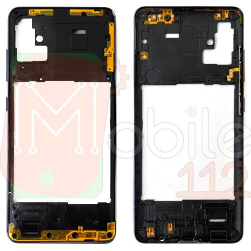 Рамка корпусу Samsung Galaxy A51 2019 (чорна)