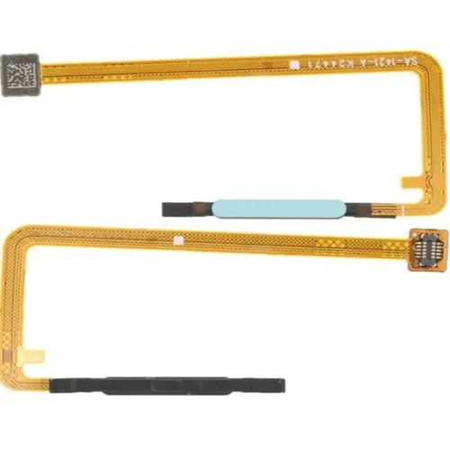 Шлейф Samsung Galaxy A06 5G A066B з кнопкою включення та сканером відбитка пальця (зелений оригінал Китай)