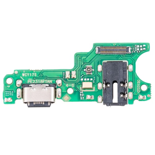 Шлейф Vivo Y17s з роз'ємами зарядки, навушників та мікрофоном - нижня плата (AAA)