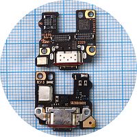 Шлейф Motorola Edge 40 Neo XT2307-1 з роз'ємом зарядки та мікрофоном - нижня плата (оригінал 100%)