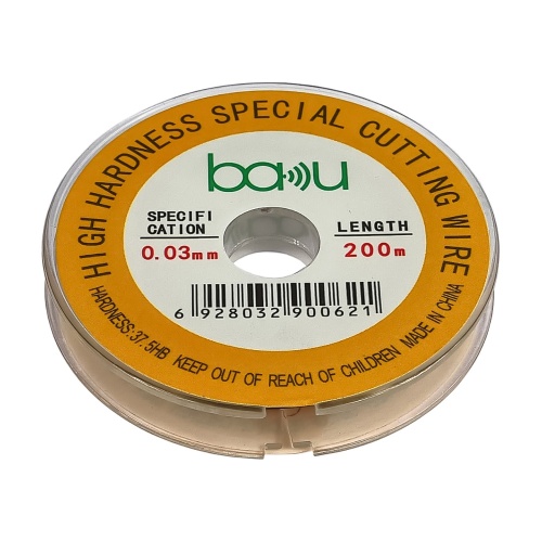 Дріт (струна) Baku 0,03 мм/ 200 м для розділення комплектів дисплей+тачскрін