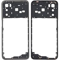 Рамка корпусу Oppo A16, A16s, A54s (чорна)