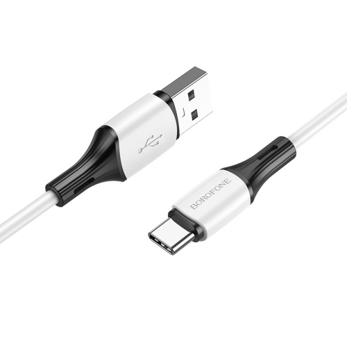 Кабель зарядки Borofone BX79 USB A - Type-C 3.0A 1м Білий Кабель зарядки Borofone BX79 USB A - Type-C 3.0A 1м Білий