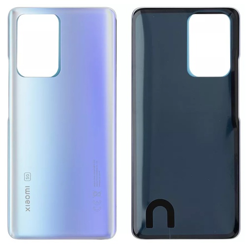 Задня кришка Xiaomi 11T, 11T Pro (блакитна оригінал Китай зі склом камери)