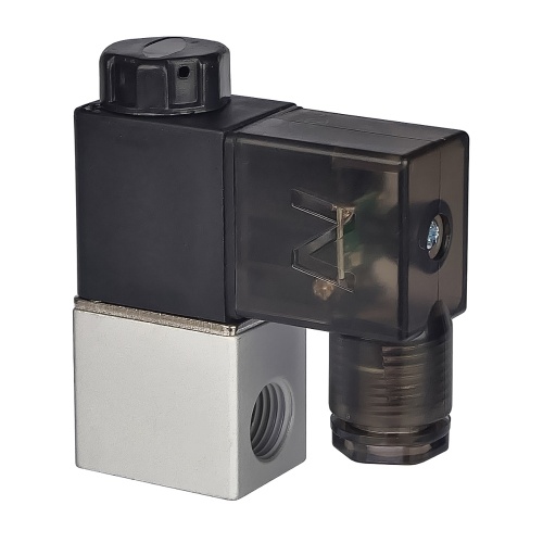 Пневматичний електромагнітний клапан 2V025-08, тиск 0-1 МПа, DC-24V фото 2