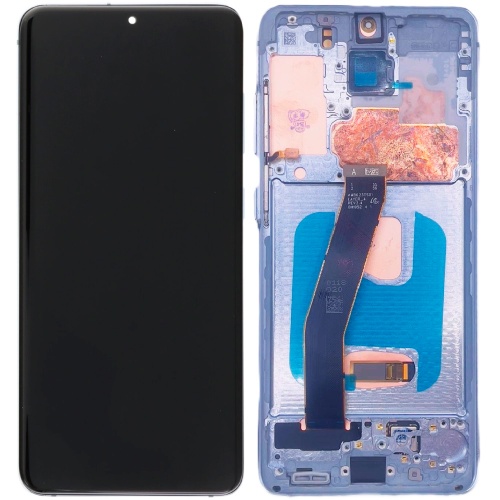 Дисплей Samsung Galaxy S20 G980F G981 + тачскрин (OLED с голубой рамкой)