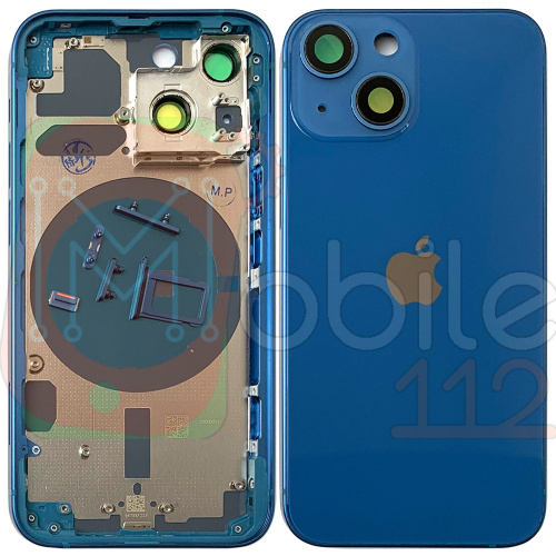 Корпус Apple iPhone 13 Mini (синий оригинал Китай EU)