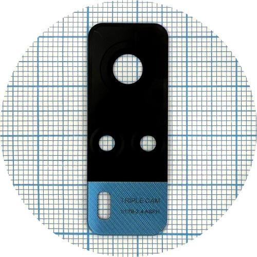 Скло камери Vivo Y53s 5G (блакитне)