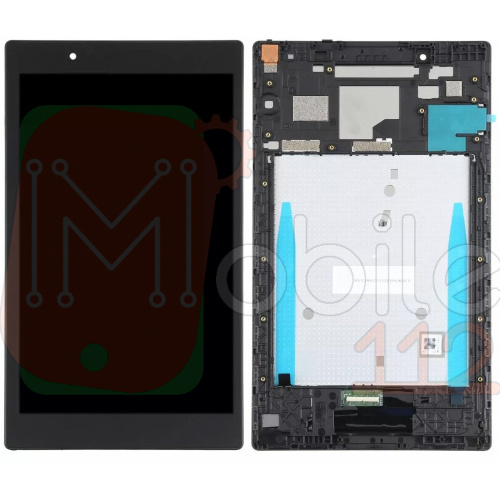 Дисплей Lenovo Tab 4 TB-8504 з тачскріном (чорний в кадрі зелений конектор)