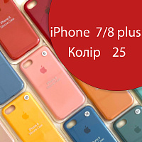 Чохол Silicone case для iPhone 7 Plus, iPhone 8 Plus оригінал (червоний red raspberry №25)