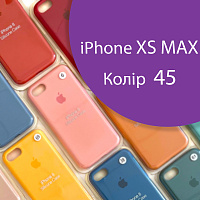 Чохол Silicone case для iPhone XS Max (фіолетовий №45)