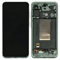 Дисплей Samsung Galaxy A56 5G A566 з тачскріном (оригінал OEM SP із зеленою рамкою)