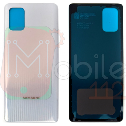 Задня кришка Samsung Galaxy A71 2020 A715F (срібляста оригінал Китай) фото 2