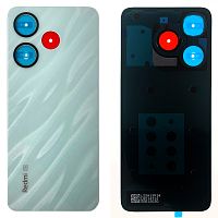 Задняя крышка Xiaomi Redmi 13 (голубая оригинал Китай без стекла камеры)