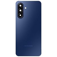 Задня кришка Samsung Galaxy A17 5G A176 (синя оригінал Китай зі склом камери)