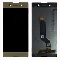 Дисплей Sony Xperia XA1 Ultra Dual G3212 G3221 G3223 G3226 + тачскрин (золотистый оригинал Китай)