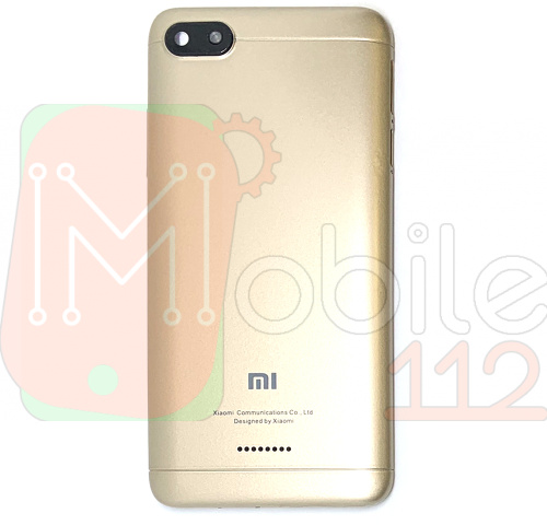 Задня кришка Xiaomi Redmi 6A Global version (золотиста)