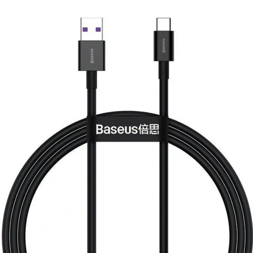 Кабель зарядки Baseus Superior Series USB A - Type C 66W 2м чорний (CATYS-A01) Кабель зарядки Baseus Superior Series USB A - Type C 66W 2м чорний (CATYS-A01)