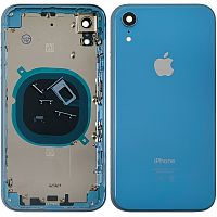 Корпус Apple iPhone XR (синій оригінал Китай)