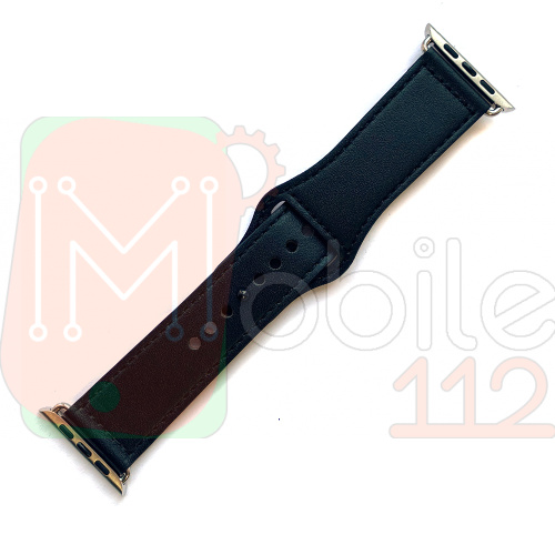 Шкіряний ремінець Apple Watch 42 - 44 мм (синій)