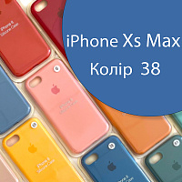 Чохол Silicone case для iPhone XS Max (синій №38)