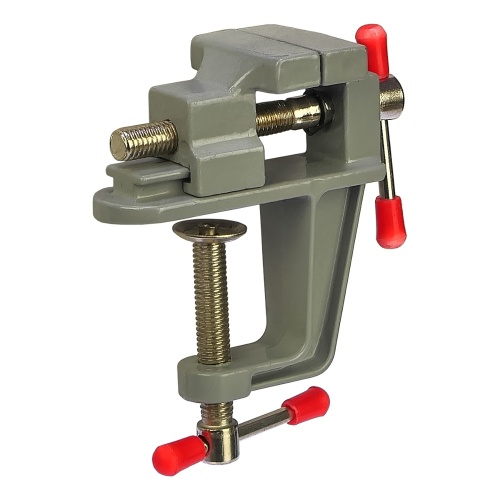 Тиски настільні, слюсарні Mini (струбцина 37мм, ширина губок 35мм, робочий хід 0-27мм)