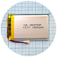 Акумулятор універсальний 053759P 60 x 37 x 5 1800 mAh 3.7V