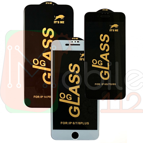 Захисне скло Oppo A74 4G F19 F17 Pro, A93 2020, Reno4, Reno5, Redmi Note 10, Poco M4 Pro (OG Full Glue)