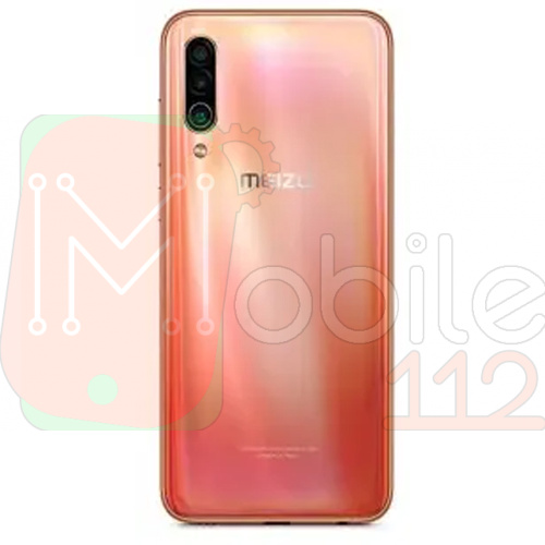 Задняя крышка Meizu 16Xs (оранжевая оригинал Китай со стеклом камеры)