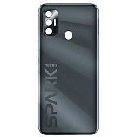 Задня кришка Tecno Spark 7 KF6n (чорна)