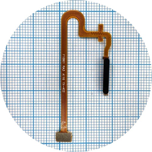 Шлейф Oppo A17, A17k із сканером відбитка пальця (чорний)