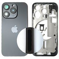 Корпус Apple iPhone 15 Pro у зборі (чорний, Black Titanium US без SIM)