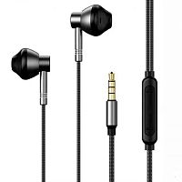 Навушники Remax RM-201 In-Ear Headphone з мікрофоном (чорні)