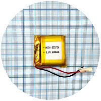 Аккумулятор универсальный 552726 26 х 27 х 6 мм 400 mAh 3.7V